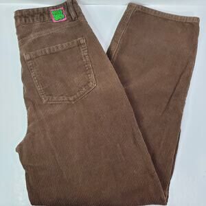 Empyre Tori Pants Women size 5 Brown Corduroy Baggy Streetwear 90s Y2K Skate